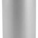 iDesign Freestanding Bathroom Toilet Paper Storage Holder with Lid for 3 Extra Rolls, Silver
