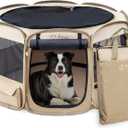 FXW Gotent Unleashed Dog Playpen Designed for Indoor/Outdoor/Travel Use, Suitable for Puppy and Small Dogs, Portable & Foldable, 45 inch, Patent Pending
