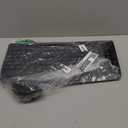 Wireless Keyboard and Mouse Combo - Full-Sized Ergonomic Keyboard with Wrist Rest, Phone Holder, Sleep Mode, Silent 2.4GHz Cordless Keyboard Mouse Combo for Computer, Laptop, PC, Mac, Windows -Trueque (1 PACK, Black)