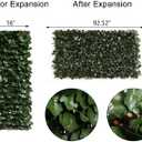 DOEWORKS Expandable Fence Privacy Screen for Balcony Patio Outdoor(Double Sides Leaves), 1PC Faux Ivy Fencing Panel for Backdrop Garden Backyard Home Decorations