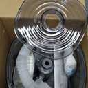 Top fill Reptile Fogger Terrariums Humidifier Fog Machine Mister with 4L Visible Large Tank & Extension Hoses, Suitable for Terrariums & Enclosures, Ideal for Reptiles/Amphibians/Herps/Vivarium/Moss (Black)