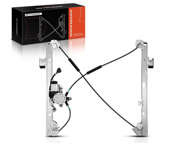 A-Premium Front Driver Side Power Window Regulator w/Motor Replacement for Chevrolet Silverado Tahoe GMC Yukon XL Sierra Escalade Pickup Truck SUV 2000-2006