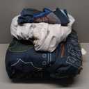 Franco Kids Bedding Super Soft Comforter and Sheet Set, 4 Piece Twin Size, Batman