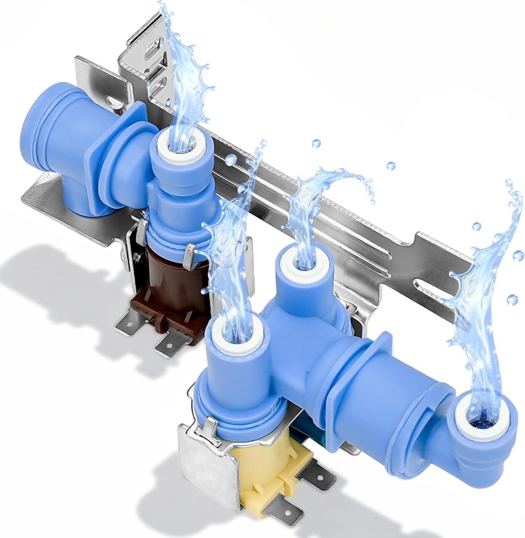 242252702 240531101 Refrigerator Water Inlet Valve Compatible with Crosley Frigidaire Kenmore Electrolux Refrigerators, Replace AP5671757 241734301 WV2702 K-76150 by Cenipar