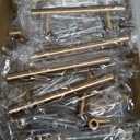 goldenwarm 5 Pack Champagne Bronze Cabinet Pulls Bronze Drawer Pulls 2-1/2 inch(64mm) Champagne Drawer Handles Brushed Gold Cabinet Handles Kitchen Dresser Door Handware