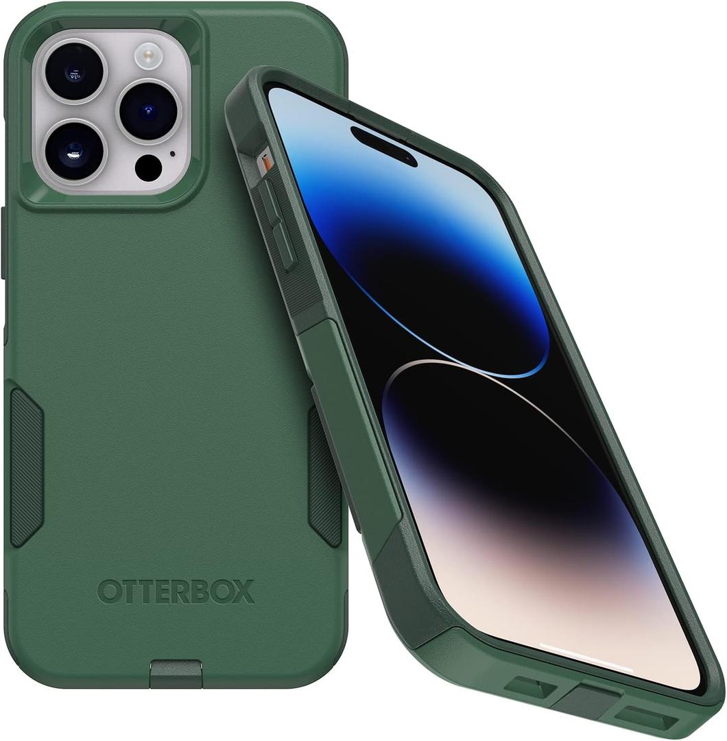 OtterBox iPhone 14 Pro Max (ONLY) Commuter Series Case - Trees Company (Green), Slim & Tough, Pocket-Friendly, with Port Protection