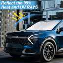 Custom Fit Sportage NQ5 Windshield Sunshade for 2022-2023 2024 2025 KIA Sportage Front Window Shades Cover for Windshield Sun Visor Protector Reflector Block Heat and Sun Protection Cooler Accessories