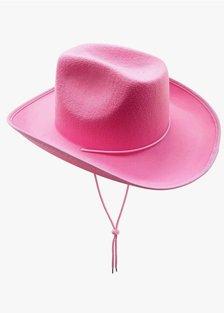 4E's Novelty Cowboy Hat for Women & Men, Felt Cowgirl Hat for Adults, Western Party Dress Up Accessories