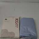 Mayfair Linen 100% Egyptian Cotton Deep Pocket Twin XL Fitted Sheet Only - 800 Thread Count Luxury Hotel Cotton Fitted Sheet, Sateen Weave Cooling Bottom Sheet, Fits Mattress up to 18 in - Light Blue