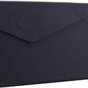 Enyuwlcm PU Leather A4 File Folder Document Holder Waterproof Portfolio Envelope Folder Case with Invisible Magnetic Closure Black