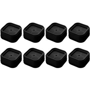 8PCS Furniture Risers, Square Stackable Desk Leg Risers, Non Slip Bed Lifts for Table Legs, Sofas, Chairs, Beds, Cabinets, Refrigerators, Washing Machines