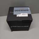 TINANA Crystal Clear Ice Ball Maker, 4 Cavity Large Clear Ice Balls Form, 2.5 Round Ice Sphere Trays for Whiskey, Cocktail, Brandy, Bourbon