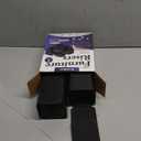 Bed Risers Furniture Risers Heavy-Duty Rectangular Adjustable Block Lift to 3 inches and 4.3 inches Desk, Sofa, Chair Legs, Refrigerator, Washing Machine Support up to 4000 pounds (Black-square-4 Pack)