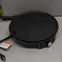 Crepe Maker Machine (Easy to Use), Pancake Griddle  Nonstick 12 Electric Griddle  Pancake Maker, Batter Spreader, Wooden Spatula  Crepe Pan for Crepes Roti, Tortilla, Blintzes  Portable, Compact