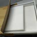 Wire Shelf Covers - 36x16 Inch 5-Pack Faux Wood Overlay, Snap-On Design for Pantry, Linen Closet & Kitchen, Removable & Easy-Clean White