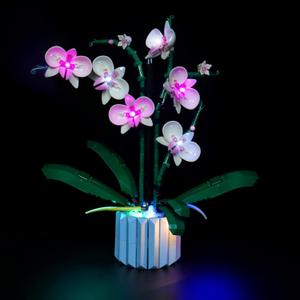 LED Light Kit for Lego Orchid 10311 Plant Decor Building Set; Decoration Lights Build a Succulents Display Piece for The Home or Office (Lights Only, No Lego Models)