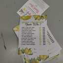 145 Pieces Lemon Bridal Shower Game Bridal Shower Favors Wedding Shower Games Set Include Wedding Games Cards and Pencils for Bride Groom Bachelorette Party Wedding Shower Party Favor