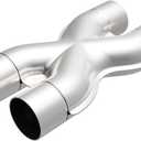 MagnaFlow Performance Exhaust Tru-X Crossover X-Pipe 10792: 3"/3" Inlet/Outlet, Stainless Steel