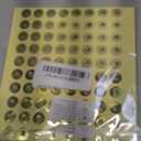 Hole Reinforcement Stickers Labels,Gold,Pack of 1440