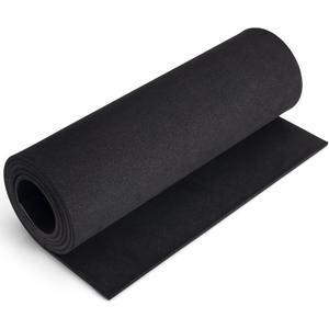 Black Foam Sheets Roll, Premium Large EVA Foam Sheet 13.9" x 59",5mm Thick, Density 86kg/m3 for Halloween Cosplay Costume, Crafts, DIY Projects by MEARCOOH