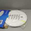 BLNAN LED Flush Mount Ceiling Light, 12 Inch 24W 3000K/4000K/5000K Hardwire Light Fixture, Ultra Thin Round White Lamp for Kitchen Porch Bedroom Hallway Stairwell Basement, Non-dimmable 1 Pack