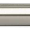 Umbra Cappa Curtain Rod, Includes 2 Matching Finials, Brackets & Hardware, 66 to 120-Inches, Nickel