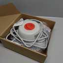 Pond Water Heater 1000w Floating Pond De Icer for Outdoor Koi Fish Durable Cast Aluminum Heater with Thermostatically Controlled for Winter Livestock Poultry Tank Drink