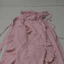 Girls Dresses Tween Halter Tie Back Tiered Ruffle A-Line Flowy Dress Summer Sleeveless Sundress Size 5-14 Years (10-12 Years, Pink)