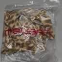 SweatyRocks Women's Summer Open Back Cheetah Print Ruched Going Out Fitted Halter Tanks Crop Top (Medium, Multicolor)