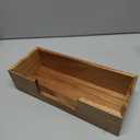 Paper Towel Dispenser Countertop, Acacia Wood Folded Paper Hand Towel Holder for Guest Bathroom, Commercial Tabletop Tissue Dispenser Tray for Multifold C-Fold, Z-Fold, Trifold (1 Pack,Small)