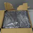 Inclined File Organizer for Desk, 7-Section Vertical File Folder Holder Office Desk Organizer Metal Rack File Wire Mesh Desktop Document Sorter for Office School Classroom Home (Black)