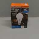SYLVANIA Dusk to Dawn A21 LED Light Bulb with Auto On/Off Light Sensor, 100W=13W, 1500 Lumens, 5000K, Daylight - 6 Pack (41293)