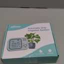 Automatic Plant Waterer Indoor Self Watering System for 15 Potted Plants, Auto Drip Irrigation Kit Programmable Water Timer with Smart Humidity Detection (White)