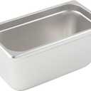 Winco Anti-Jamming Steam Pan, 1/3 by 6-Inch, Standard Weight