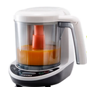 Baby Brezza One Step Baby Food Maker Deluxe - Steam + Blend Organic Food Dishwasher Safe with Auto Shut Off - Cooker + Puree Maker for Infants