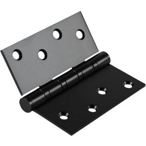 Matte Black Door Hinges,Stainless Steel Heavy Duty Exterior Door Hinges 4 inch