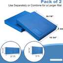 StrongTek Extra Wide Foam Balance Pad for Physical Therapy, 19" X 15.8" X 2.4", High-Density TPE Foam Pad for Exercise, Enhanced Stability, Core Strength, Non-Slip & Water-Resistant, for Fitness, Yoga