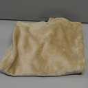 Flannel Throw Pillow Covers 2 Pack Super Soft Square Pillow Covers for Bedroom, Sofa, Super Cosy Fluffy Soft Flannel Pillowcase 20x20 Inches, Camel