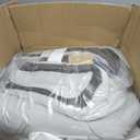 UGG Remina Comforter Set 5 Piece Bed in a Bag with Throw Blanket, Decorative Pillow, Shams, and Reversible Comforter Hypoallergenic Washable Luxury Warm Fluffy Bedding Set, Full/Queen, Charcoal Grey