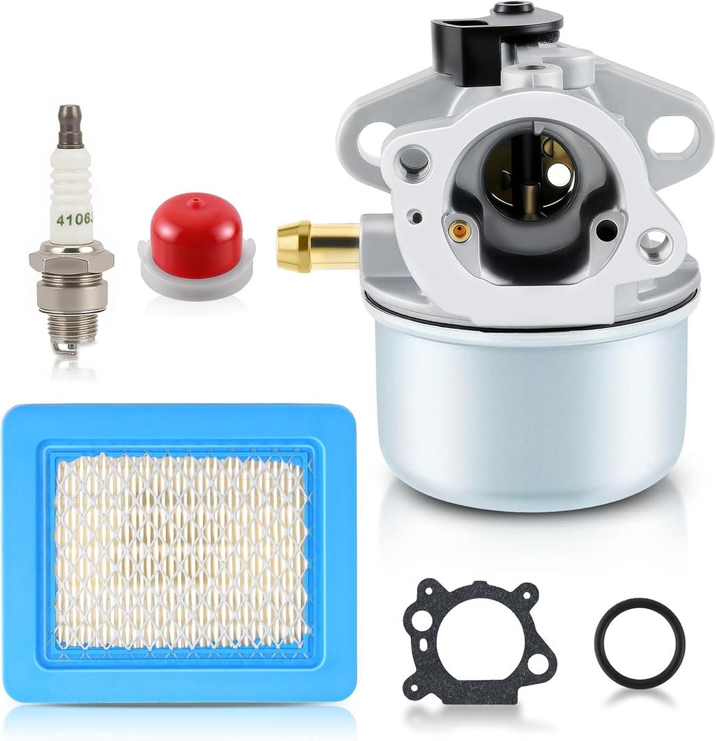 AUTOKAY 799868 Carburetor kit Compatible with 6-6.75 HP Craftsman Snapper 22" Push Mower Carb, with Air Filter Spark Plug Re#498170 799872 694202 497586 498254 Lawn Mower Parts
