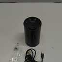 Waterless Essential Oil Diffuser, Rechargeable Scent Diffusers with 3 Mist Levels & Timers, Portable Aromatherapy Diffuser for Home Car Room Studio Office, Black Metal