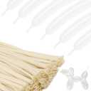260 Balloons - Clear Long Balloons for Tying Balloon Arch | 100Pcs Skinny Stretchy Tie Balloons for Animal Making, Twisting, Attaching & Long Balloon Tying