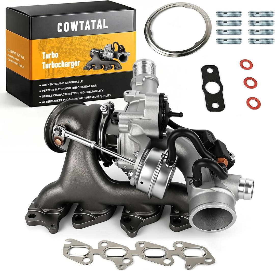 667-203 Turbo Turbocharger with Gaskets Repair kits Compatible with 1.4L 2011-2015 Chevy Cruze 2012-2020 Sonic 2013-2018 Trax 2013-2018 Buick Encore Replace# 55565353