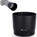 JJC ET-74B Bayonet Reversible Lens Hood Shade for Canon RF 100-400mm f/5.6-8 is USM and EF 70-300mm f/4-5.6 is II USM Lenses, Replaces Canon ET-74B Lens Hood, Not Affect to Use 67mm Filter or Cap