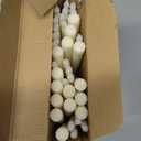 Treela 36 Pieces Flameless Taper Candles 11 Inch Flickering Faux LED Battery Operated Electric Fake Candles for Christmas Halloween Birthday Wedding Party Supplies(Ivory)