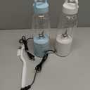 2PCS Portable Personal Blender 17 OZ/500 ML Juicer, 175W Personal Size Blender, Ideal for Smoothies, Ice Blending, Juicing, and Food Processing, Compact, Convenient, and VersatileBlue&White