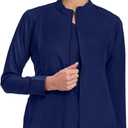 Healing Hands Women's Scrub Jacket, Zip-Up Front with 2-Way Stretch Comfort & Big Kangaroo Pockets 5038, Medium