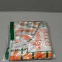 Seliem Hello Orange Spring Summer Kitchen Dish Towels Set of 2, Life is Sweet Tangerine Citrus Fruit Hand Towels Drying Baking Cooking Cloth, Plaid Check Farmhouse Home Kitchen Decor 18 x 26 Inches