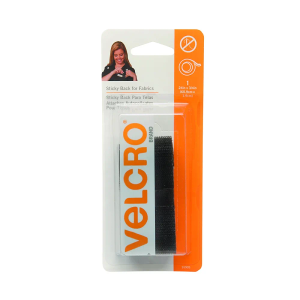 VELCRO Brand-Sticky Back for Fabrics: No Sewing Needed-24-Inch X 3/4-Inch Tape-Black (91905)