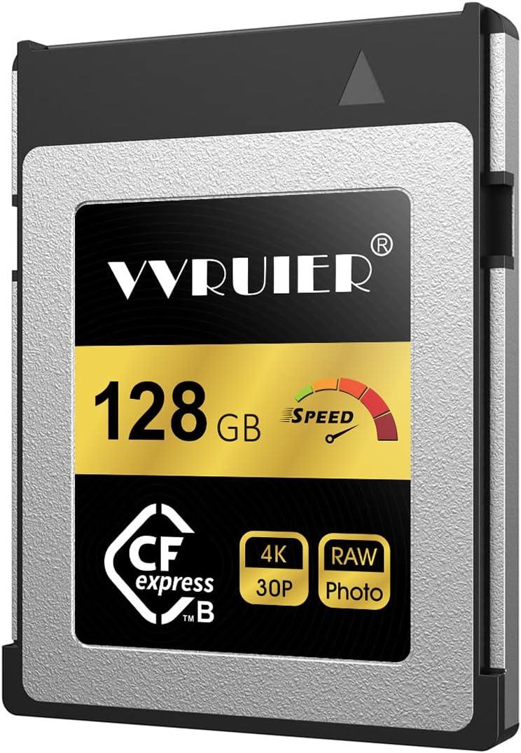 128GB CFexpress Type B Memory Card,Raw 4K Video Recording, CFexpress Type B for Cameras, Compatible with Nikon D6/Z6/Z7,Canon EOS-1DX Mark III/EOS-R5